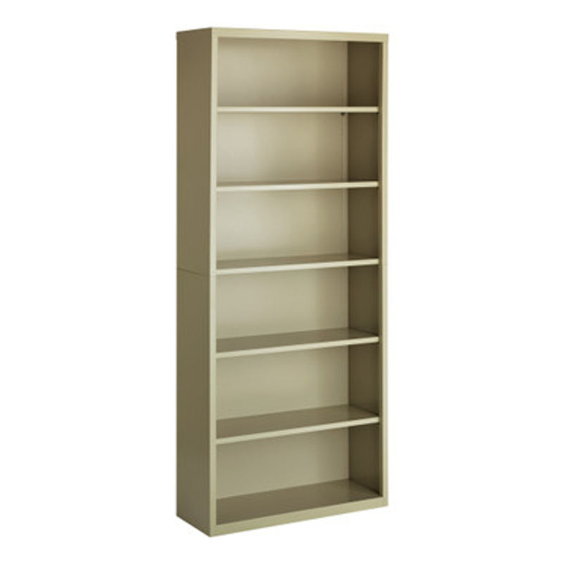 Office Source Steel Bookcase Collection 6 Shelf Metal Bookcase, 82" High - OSB6SLF82