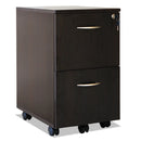Alera Valencia Series Mobile Pedestal, Left or Right, 2 Legal/Letter-Size File Drawers - ALEVA582816