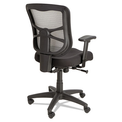 Studio Select Alera Elusion Mesh Mid-Back Swivel/Tilt Chair - Black Seat, White Back ALEEL42B04