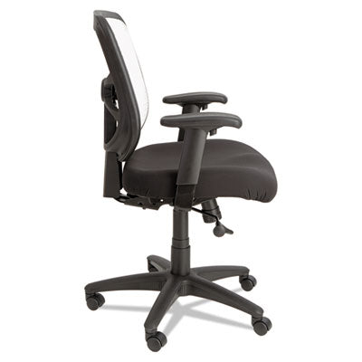 Studio Select Alera Elusion Mesh Mid-Back Swivel/Tilt Chair - Black Seat, White Back ALEEL42B04