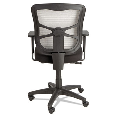 Studio Select Alera Elusion Mesh Mid-Back Swivel/Tilt Chair - Black Seat, White Back ALEEL42B04