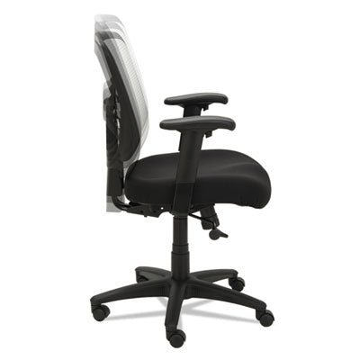 Studio Select Alera Elusion Mesh Mid-Back Swivel/Tilt Chair - Black Seat, White Back ALEEL42B04