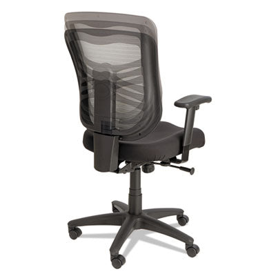 Studio Select Alera Elusion Mesh Mid-Back Swivel/Tilt Chair - Black Seat, White Back ALEEL42B04