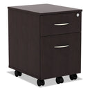 Alera Valencia Series Mobile Pedestal, Left or Right, 2-Drawers - ALEVABF