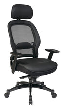 Office Star Products - Silla profesional de malla transpirable negra para espalda – 27008
