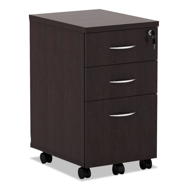 Alera Valencia Series Mobile Pedestal File, Left/Right, 3-Drawer - ALEVA572816