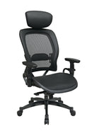 Office Star Products - Silla profesional de malla transpirable negra – 27876