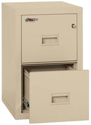 FireKing 2 Drawers Let./Leg. 22" Depth Turtle - Space-Saving Vertical File Cabinet - 2R1822-C