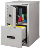 FireKing FireShield - Space-Saving Vertical File Cabinet with Safe - 2S1822-DBSSF