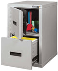 FireKing FireShield - Space-Saving Vertical File Cabinet with Safe - 2S1822-DBSSF