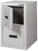 FireKing FireShield - Space-Saving Vertical File Cabinet with Safe - 2S1822-DBSSF