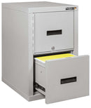 FireKing FireShield - Space-Saving Vertical File Cabinet with Safe - 2S1822-DBSSF