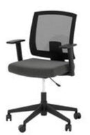 TASK CHR ARM BLK FAB/BLK BACK