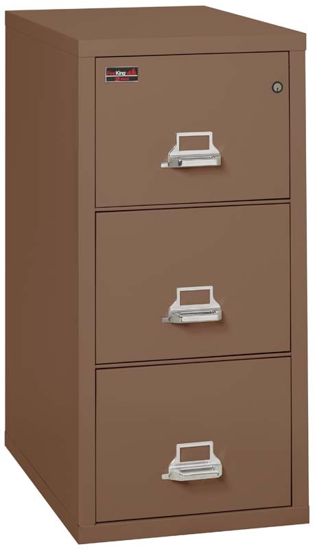 FireKing 3 Drawers Legal 31" Depth 2 Hour Vertical High-Security File Cabinet - 3-1943-2
