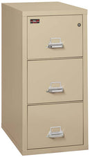 FireKing 3 Drawers Legal 31" Depth 2 Hour Vertical High-Security File Cabinet - 3-1943