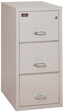 FireKing 3 Drawers Legal 31" Depth 2 Hour Vertical High-Security File Cabinet - 3-1943