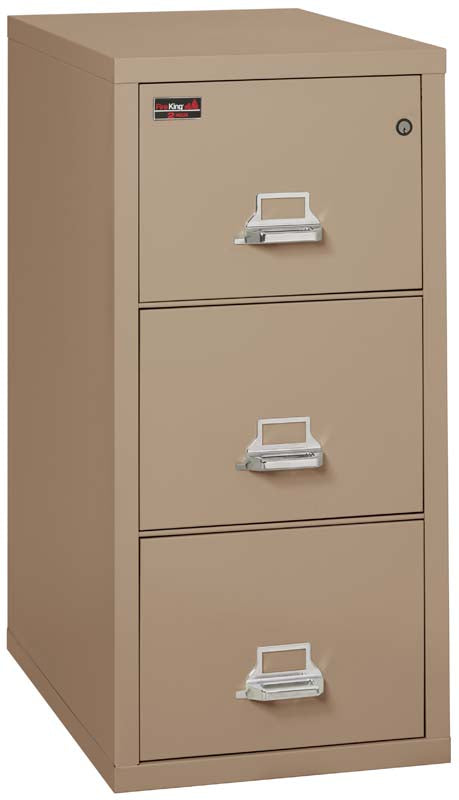 FireKing 3 Drawers Legal 31" Depth 2 Hour Vertical High-Security File Cabinet - 3-1943