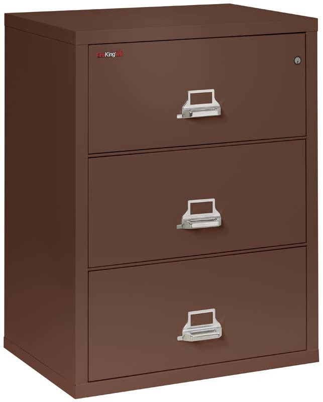 FireKing 3 Drawers Lateral 31" Wide Classic High Security Lateral File Cabinet - 3-3122-C