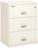 FireKing 3 Drawers Lateral 31" Wide Classic High Security Lateral File Cabinet - 3-3122-C
