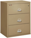 FireKing 3 Drawers Lateral 31" Wide Classic High Security Lateral File Cabinet - 3-3122-C