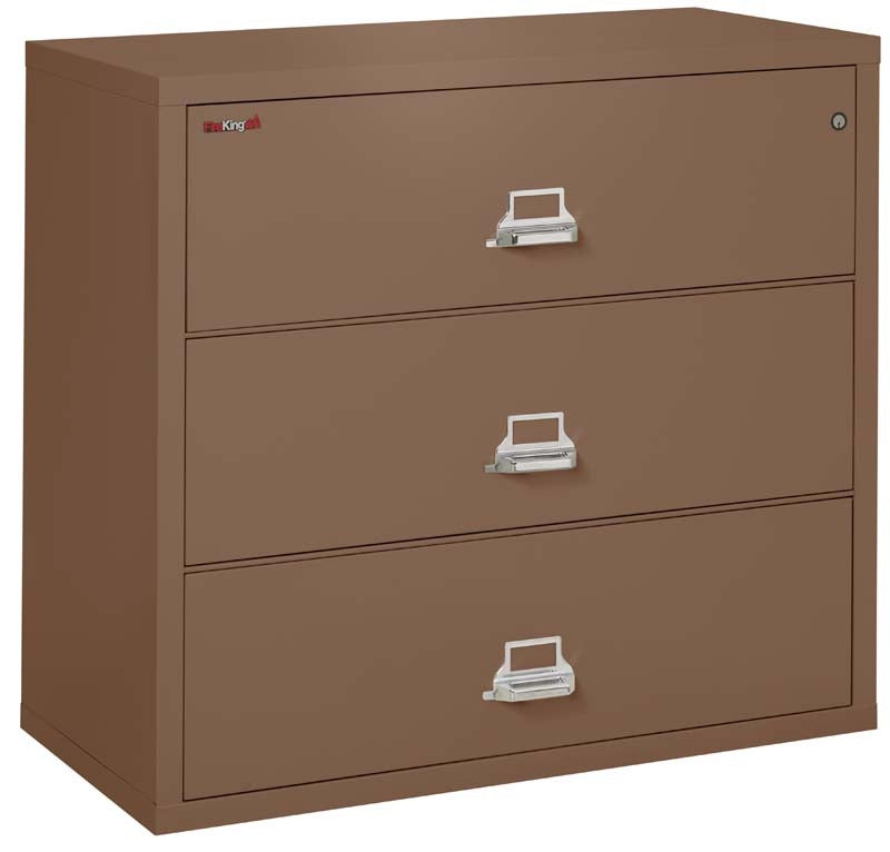 FireKing 3 Drawers Lateral 44" Wide Classic High Security Lateral File Cabinet - 3-4422-C