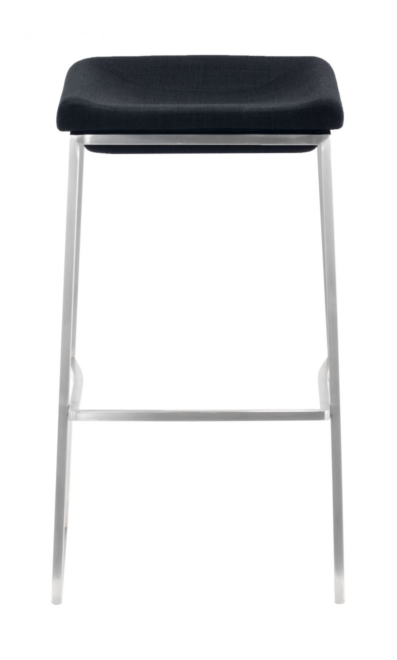 Zuo Modern Lids Barstool Dark Gray - 300033 - 2 chairs per order