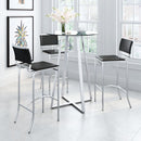 Soar Bar Leather Chair 37.5" Height - 2 Stools per order by ZUO