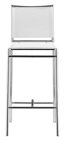 Soar Bar Leather Chair 37.5" Height - 2 Stools per order by ZUO