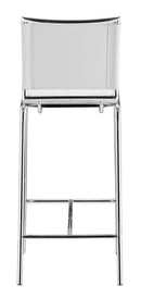 Soar Bar Leather Chair 37.5" Height - 2 Stools per order by ZUO