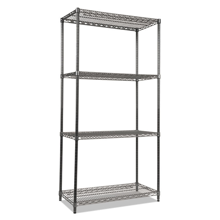 Alera Wire Shelving Starter Kit, Four-Shelf - ALESW50