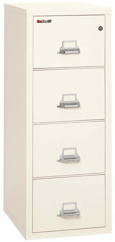 FireKing 4 Drawers Letter 25 - 25-Inch Deep High-Security Vertical File - 4-1825-C