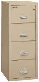 FireKing 4 Drawers Letter 25 - 25-Inch Deep High-Security Vertical File - 4-1825-C