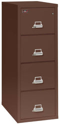 FireKing 4 Drawers Letter 31" Depth 2 Hour Vertical High-Security File Cabinet - 4-1956