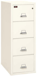 FireKing 4 Drawers Letter 31" Depth 2 Hour Vertical High-Security File Cabinet - 4-1956