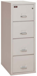 FireKing 4 Drawers Letter 31" Depth 2 Hour Vertical High-Security File Cabinet - 4-1956