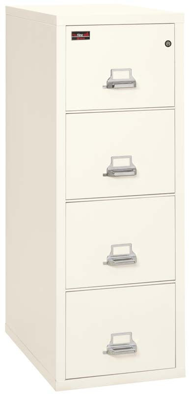 FireKing 4 Drawers Legal 32" Depth 2 Hour Vertical High-Security File Cabinet - 4-2157-2