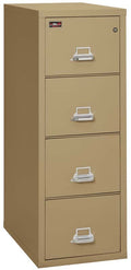 FireKing 4 Drawers Legal 32" Depth 2 Hour Vertical High-Security File Cabinet - 4-2157-2