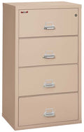 FireKing 4 Drawers Lateral 31" Wide Classic High Security Lateral File Cabinet - 4-3122-C