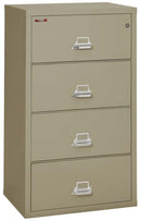 FireKing 4 Drawers Lateral 31" Wide Classic High Security Lateral File Cabinet - 4-3122-C