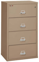 FireKing 4 Drawers Lateral 31" Wide Classic High Security Lateral File Cabinet - 4-3122-C