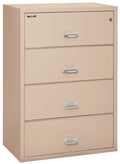 FireKing 4 Drawers Lateral 38" Wide Classic High Security Lateral File Cabinet - 4-3822-C