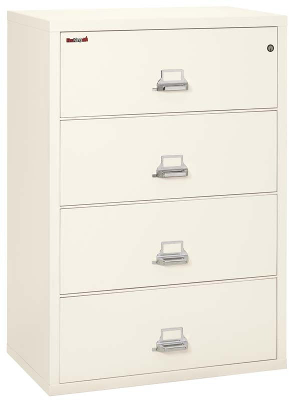 FireKing 4 Drawers Lateral 38" Wide Classic High Security Lateral File Cabinet - 4-3822-C