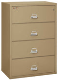 FireKing 4 Drawers Lateral 38" Wide Classic High Security Lateral File Cabinet - 4-3822-C