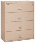 FireKing 4 Drawers Lateral 44" Wide Classic High Security Lateral File Cabinet - 4-4422-C