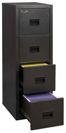 FireKing 4 Drawers Let/Leg. 22" Depth Turtle - Space-Saving Vertical File Cabinet - 4R1822-C