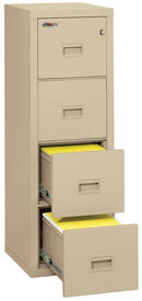 FireKing 4 Drawers Let/Leg. 22" Depth Turtle - Space-Saving Vertical File Cabinet - 4R1822-C