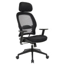 Office Star Products - Silla de Gerente con Respaldo de Rejilla de Aire Oscuro – 55403