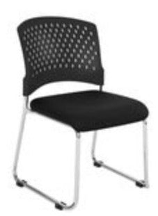 STACKING CHAIR-BLACK 9106