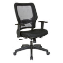 Office Star Products - Sillón con brazos de altura mecánica ajustable 2 a 1 Deluxe - 63247SM-231