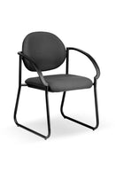 Silla de visita de metal High Point serie 700 con base patín - 734
